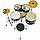 Millenium Focus Junior Drum Set Black, фото 5