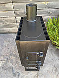 Піч-буржуйка з радіатором та варильною поверхнею BP-100RV, фото 2