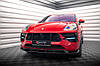 Сплітер Porsche Macan (2018+) тюнінг губа спідниця обвіс дифузор (V2), фото 2