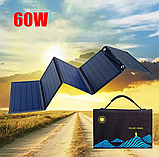 Складна сонячна панель PowerMe PRO Solar Charger 60W, фото 2