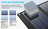 Складна сонячна панель PowerMe PRO Solar Charger 60W, фото 7