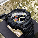 Тактичний багатофункціональний годинник Patriot 002BKSU ЗСУ Чорні + Коробка, фото 5