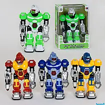 Робот KD-8803 А-В-С-D (36/2) 4 види, на батарейках, світло, звук, ходить, в коробці