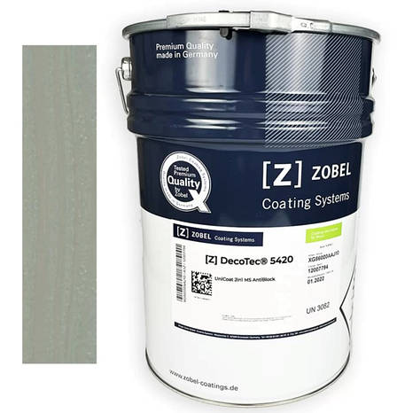 Лак Deco-tec 5420 колір Сірий cl7.38 (Grau), Zobel, фото 1