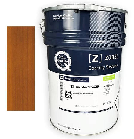 Лак Deco-tec 5420 колір Каштан (Kastanie), Zobel, фото 1