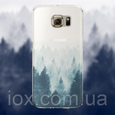 Силіконовий чохол "Сосни" для Samsung Galaxy S6