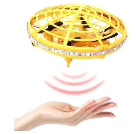 Мінідроп квадрокоптер D12 drone  ⁇  Ручний дрон UFO з Led-підсвіткою  ⁇  Літальна тарілка