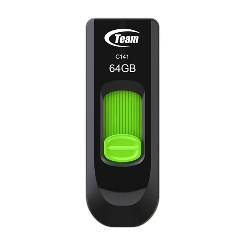 Флеш-накопитель USB 64Gb Team C141 Green (TC14164GG01)