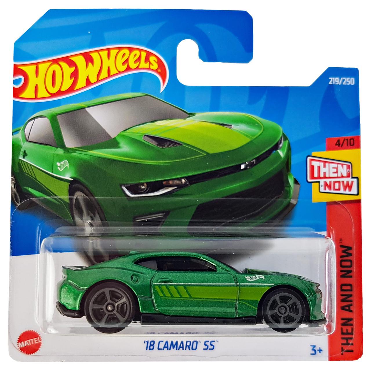 Машинка Хот Вілс 1:64 18 Camaro SS колекція Then And Now Hot Wheels Mattel HCV82