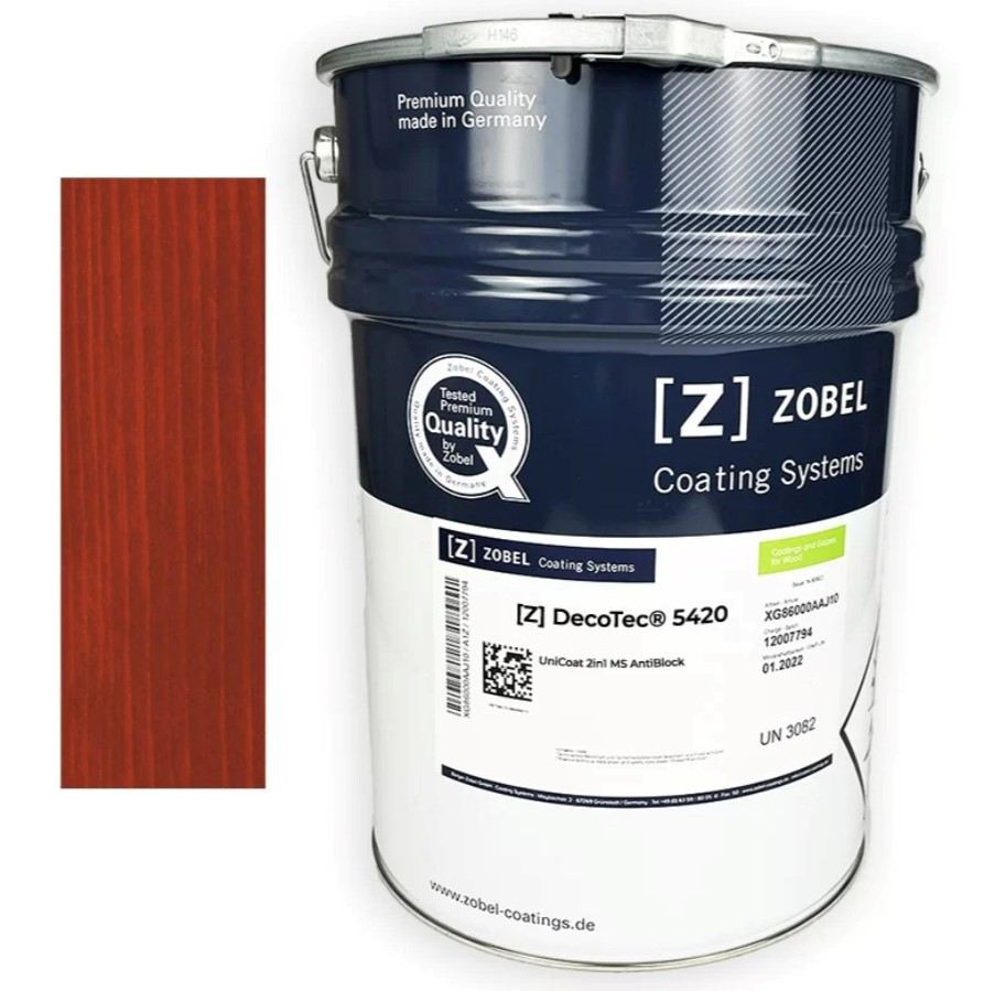 Лак Deco-tec 5420 колір Червоне дерево (Mahagoni), Zobel