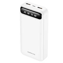 Зовнішній акумулятор Power Bank BOROFONE BJ14A Freeway 20000 mAh, white, фото 4