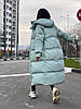 Пальто-пуховик жіночий теплий стильний із зйомним капюшоном різні кольори Gv2009, фото 10