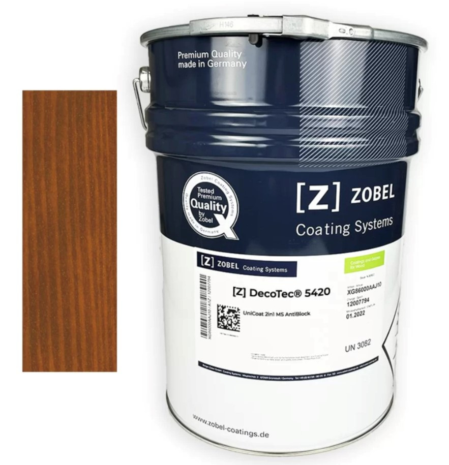 Лак Zobel Deco-tec 5420, колір Тік (Teak), 20л (Німеччина)