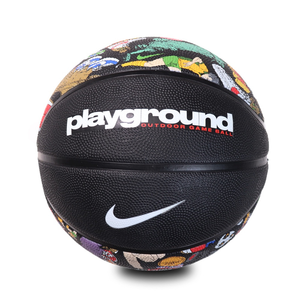М'яч баскетбольний Nike Everyday Playground 8P Graphic р. 6 (N.100.4371.906.06) Black/Multi/Black/White, фото 1
