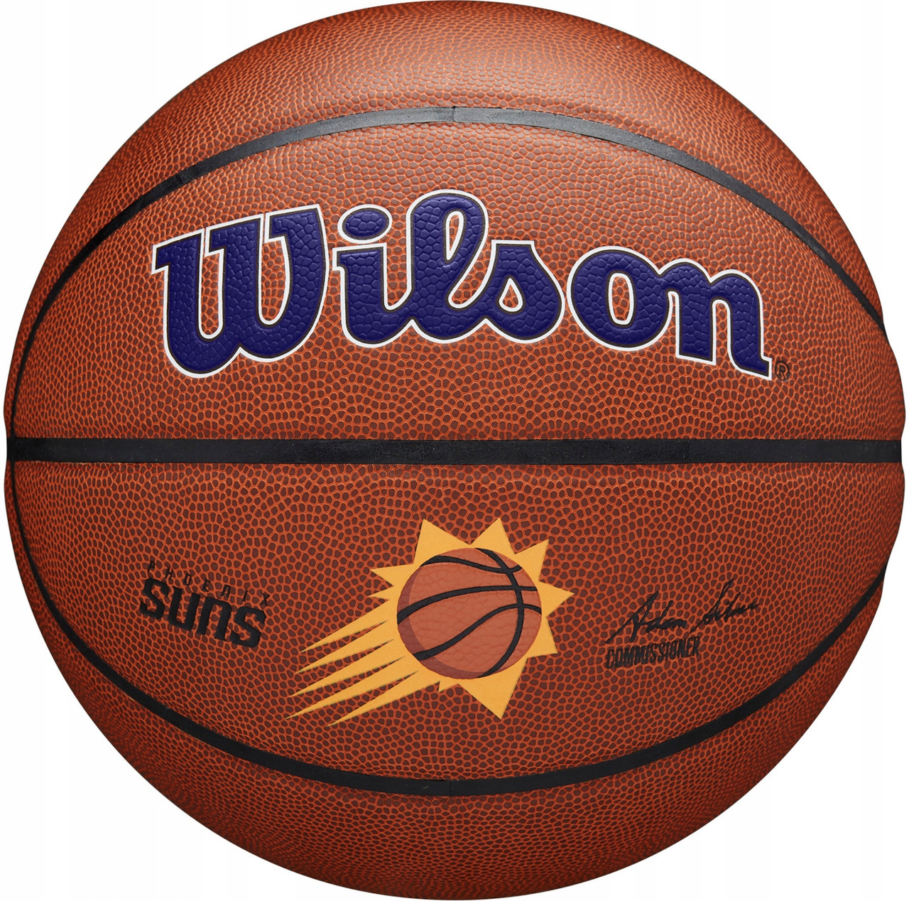 М'яч баскетбольний Wilson NBA Team Alliance BSKT Phoenix Suns р. 7 (WTB3100XBPHO), фото 1