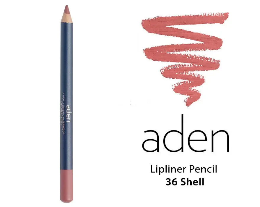 Aden Cosmetics Олівець для губ (36/SHELL) Lipliner Pencil 1,14 gr