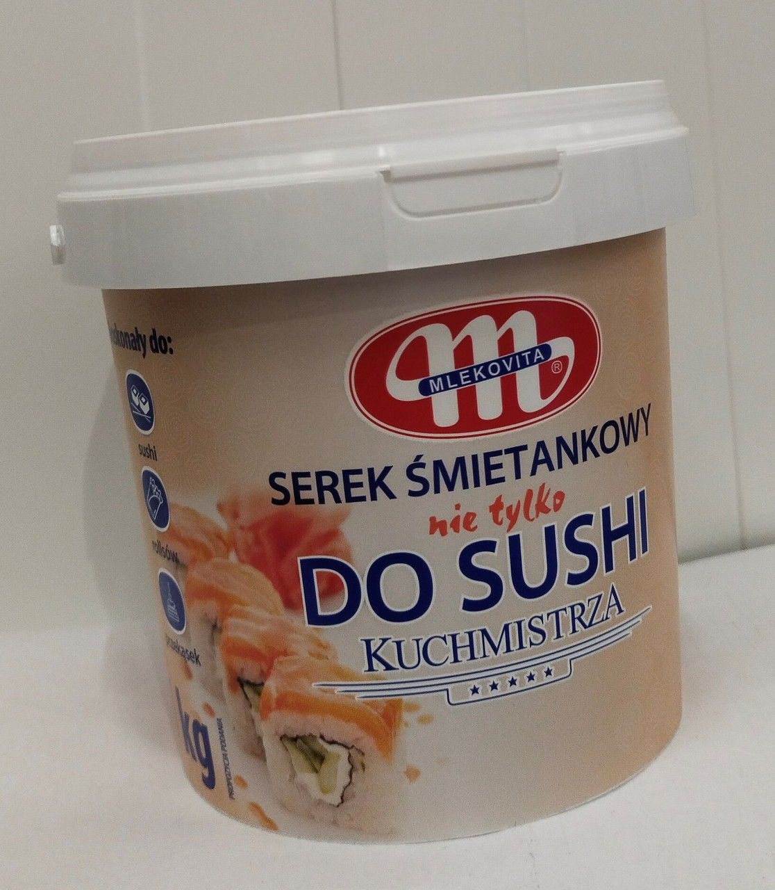 Вершковий Крем Сир DO SUSHI (і не Тільки), Mlekovita Упаковка 1 Кг ...