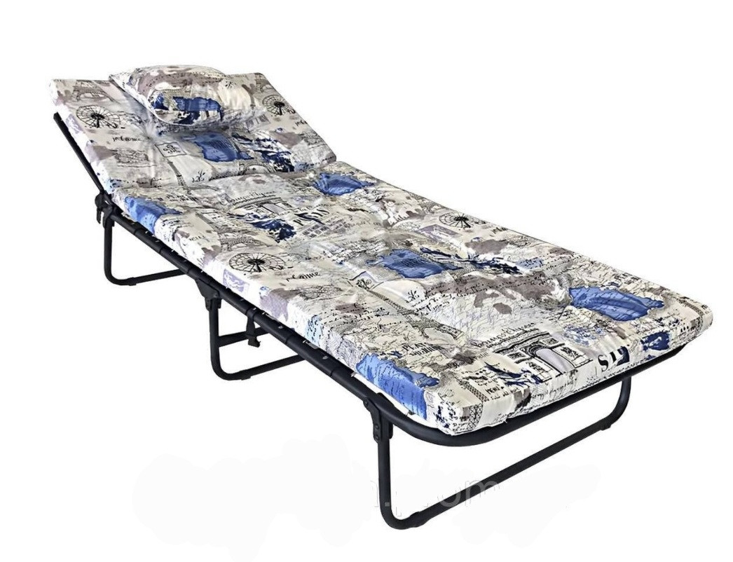 Розкладачка Париж з матрацом 60 мм та додатковими ламелями, фото 1