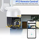 Вулична поворотна IP WiFi камера Zelx XM18-3MP-BL. iCSee, фото 5