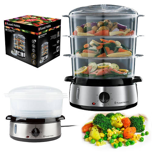 Пароварка Russell Hobbs Cook@Home 19271-56 (800 Вт, 60 мин, 9 л ...