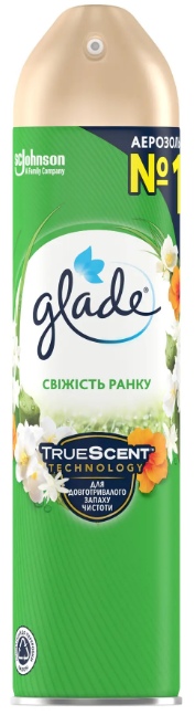Освежитель воздуха Glade аэрозоль "Свежесть утра" (300мл.) (ID ...