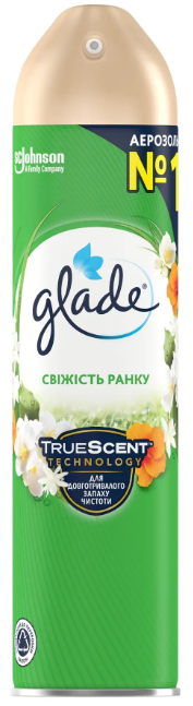 Освежитель воздуха Glade аэрозоль "Свежесть утра" (300мл.) - фото 1 - id-p417947747