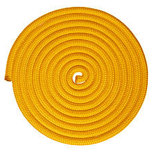 Скакалка SP-Planeta C-3743 для художньої гімнастики 3 м/11 мм бавовна yellow