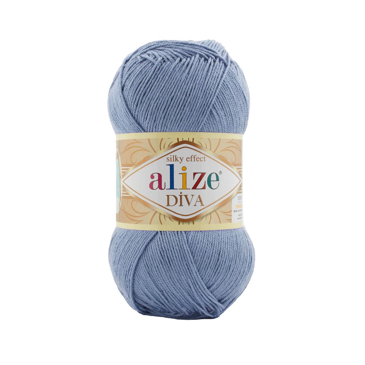 Alize DIVA (Алізе Діва) № 303 світлий джинс (Пряжа, нитки для в'язання)