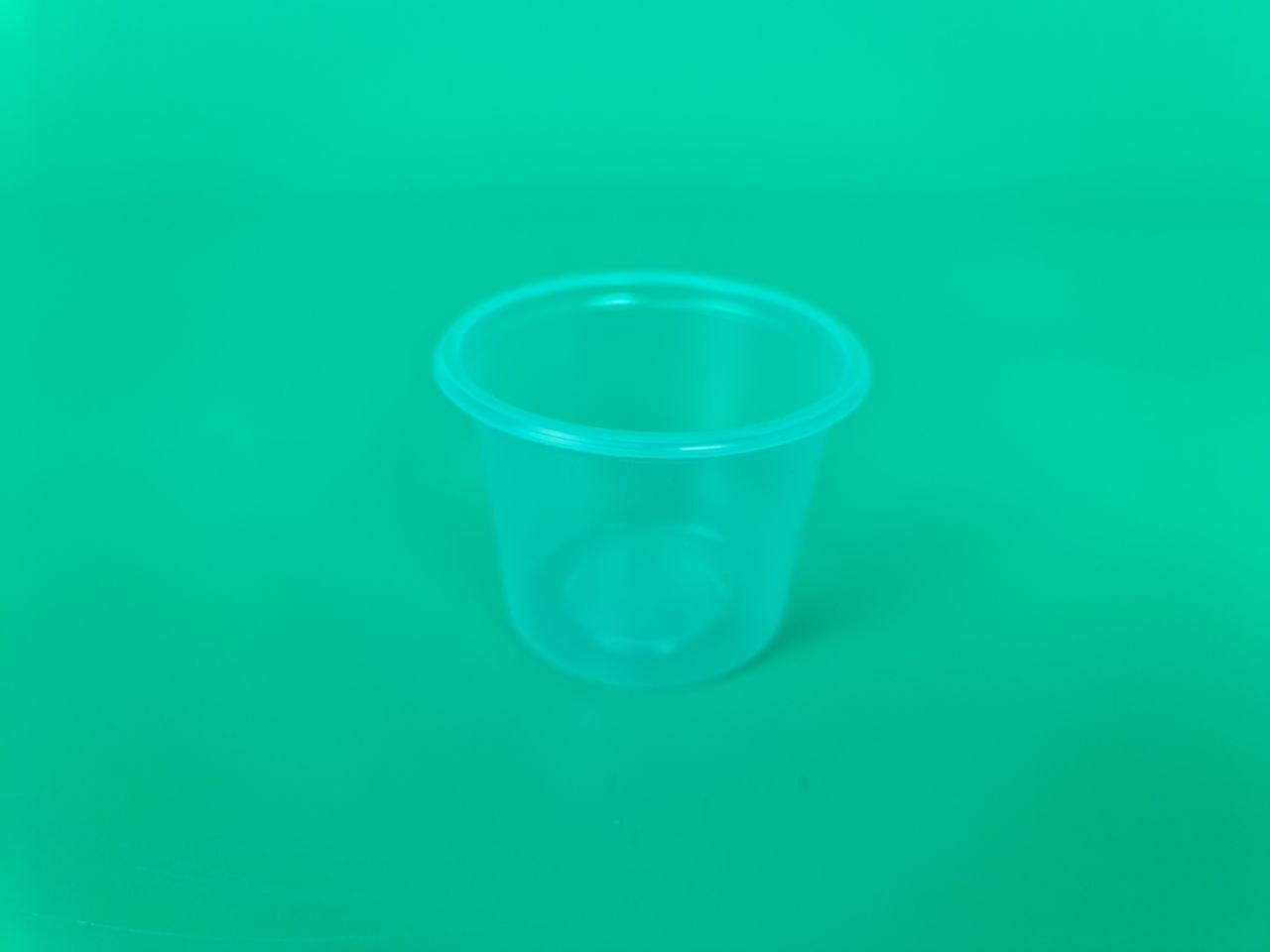 Соусник пластиковий прозорий 100 мл 66/48 PP PL без кришки одноразовий контейнер для соусів приправ кетчупу майонезу доставки їжі, фото 1