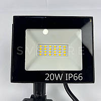 Світлодіодний LED прожектор із датчиком руху 20 W IP66 50