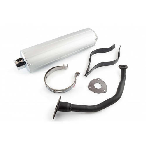 Купить Глушитель 4х.-тактный на китайский скутер gy6 125/150 +колено ...