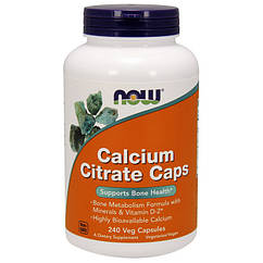 Calcium Citrate Caps (240 veg caps)