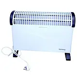 Підлоговий конвекторний нагрівач RAINBERG RB-169 електричний конвектор 2000 Вт білий, фото 4