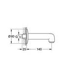 Вилив для ванни Grohe BauClassic 13258, фото 2