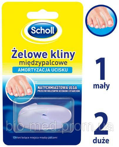 SCHOLL — Гелеві сепаратори від мозолів, 3 шт., фото 1