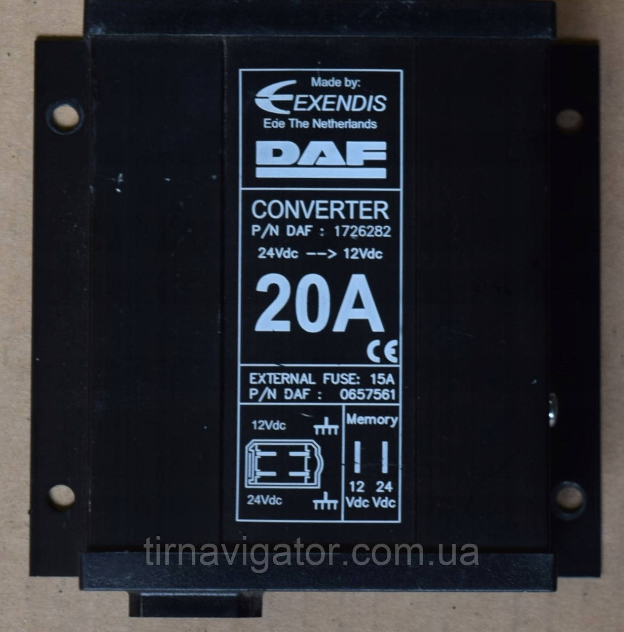 Перетворювач 24/12 20A DAF XF-105