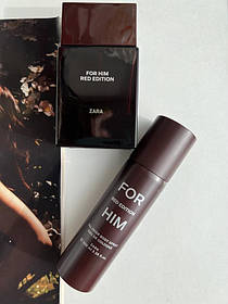Набір чоловічі парфуми ZARA for him red edition Parfum + body spray