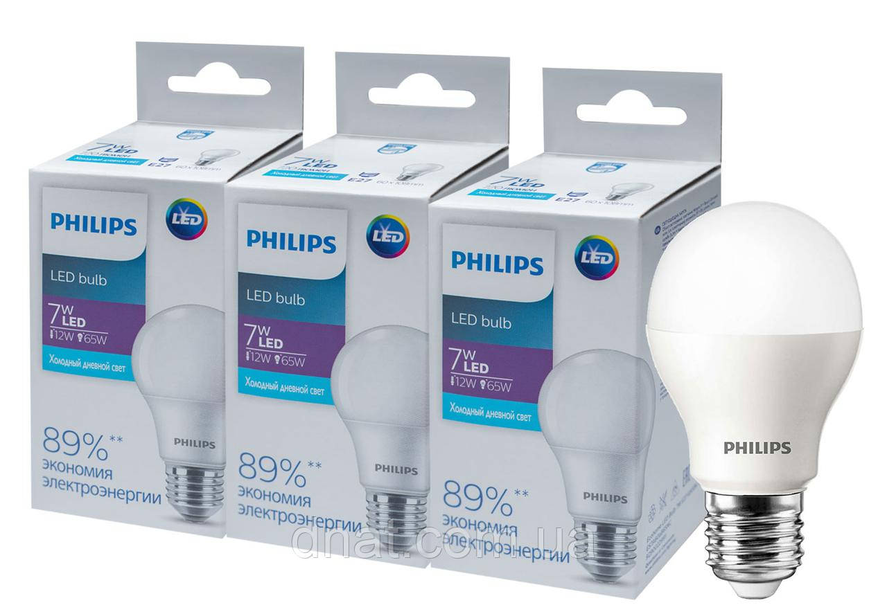 Базова лінійка ламп серії Ecohome LED Bulb 7W E27 3000K 1PF/20RCA