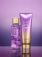 Набор парфюмированный Victoria`s Secret Love Spell Fragrance Mist & Body Lotion спрей и лосьон для тела (2