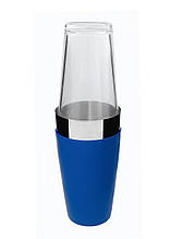 Шейкер One Chef Бостон синій зі склянкою (214145/BO-08R-B)