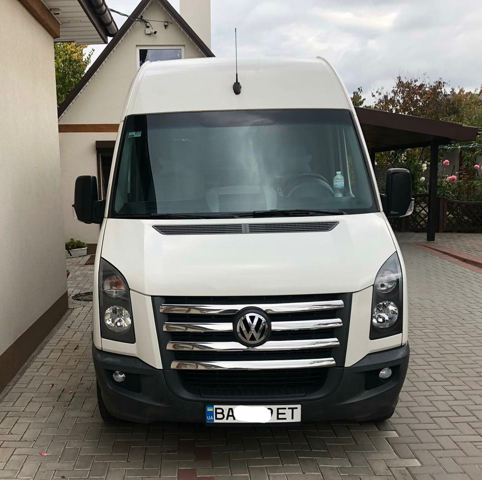 Накладки на решітку 2006-2011 Carmos - Турецька сталь для Volkswagen Crafter рр