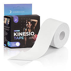 Кінезіологічний тейп 4yourhealth Kinesio Tape 5cm*5m Білий