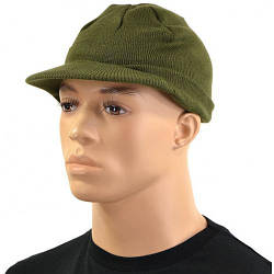 Шапка зимова Jeep Cap шерсть олива Mil-tec 12141001