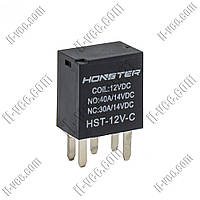 Реле HST-12V-C 12VDC, SPDT 40A/30A 14VDC