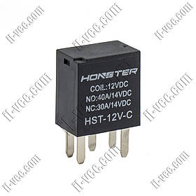 Реле HST-12V-C 12VDC, SPDT 40A/30A 14VDC