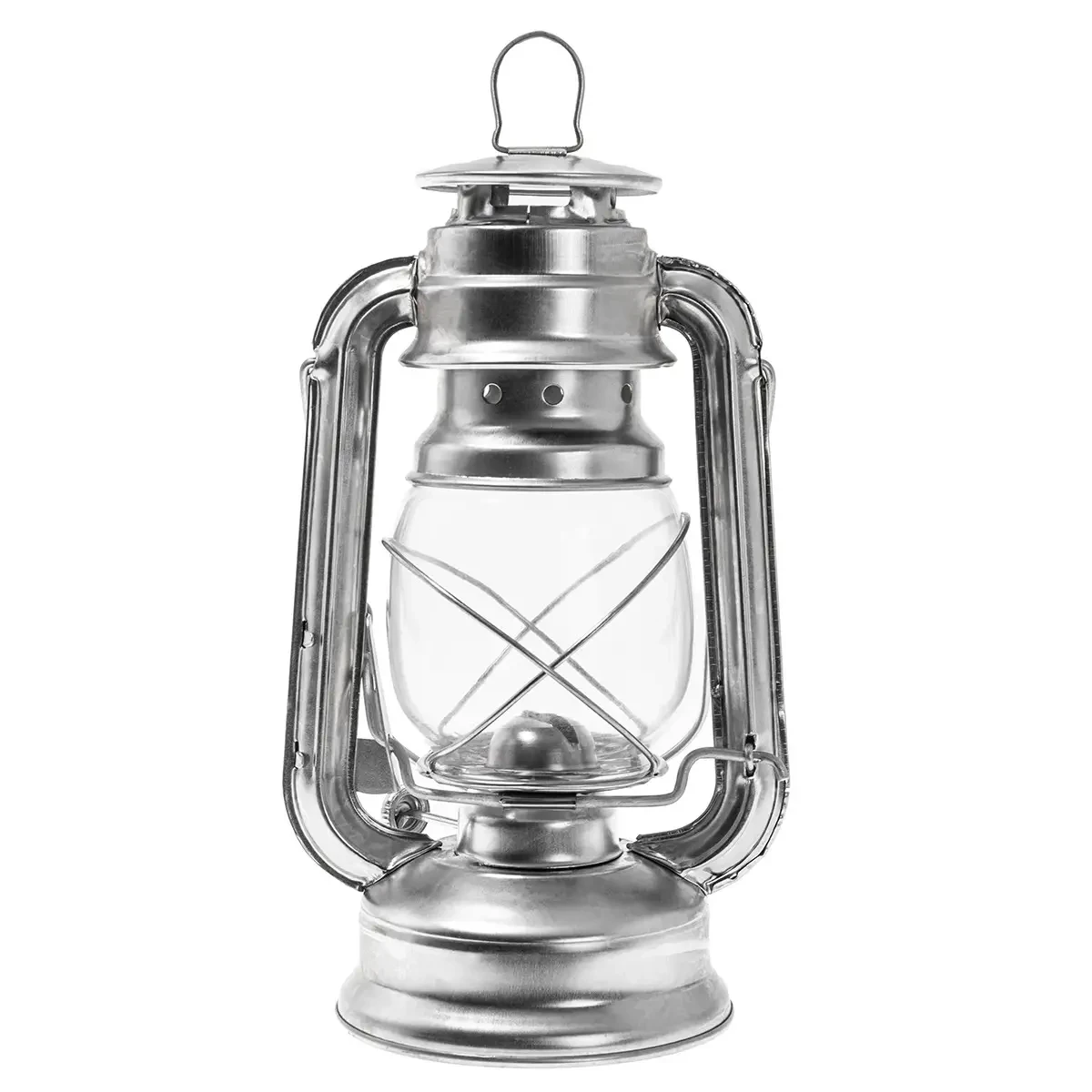 Гасова лампа ліхтар Mil-Tec 23 см. - silver 14961000