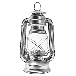 Гасова лампа ліхтар Mil-Tec 23 см. - silver 14961000