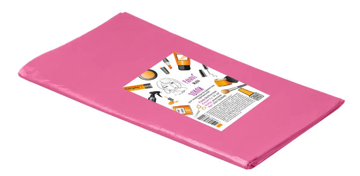 Чохол для педикюрної ванночки Panni Mlada™ 50х70 см (50 шт/пач) з поліетилену Колір: рожевий/pink