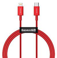 Кабель для Айфон Baseus Superior Series Fast Charging Data Cable Type-C to Lightning PD 20W Red 1м CATLYS-A09