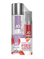 Комплект System JO GWP — Agape 120 ml & Oral Delight — Strawberry 30 мл